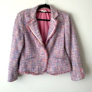 Blazer with fringe